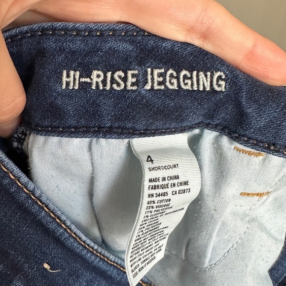 American Eagle Outfitters Hi-Rise Jegging, Dark Wash Skinny Jeggings, Size 4 - Picture 11 of 16